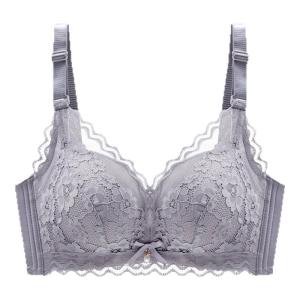 MiiOW | เสื้อชั้นในลูกไม้ไร้โครง ทรง U สำหรับผู้หญิง ทรงเข้ารูป ป้องกันการหย่อนคล้อย ไร้โครง เซ็กซี่ ลายดอกไม้ ฤดูร้อน 2025