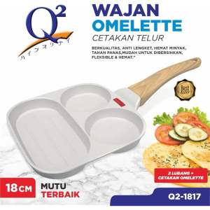 Wajan Penggoreng Telur Anti Lengket Omelette Pan 18 cm Q2 1817 Kitchenware