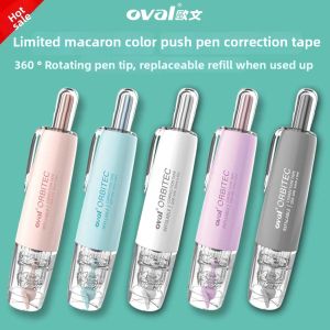 OVAL | Pressable Transparent Correction Tape 6m