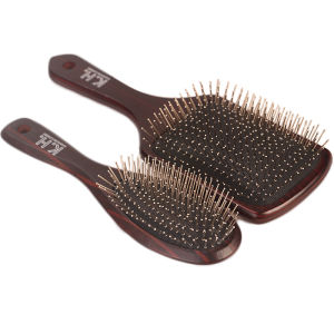 Premium Wood Comb Steel Tooth Airbag Comb Hair Care Anti-Static Massage Tool Long Lasting Personal Hygiene Accessory