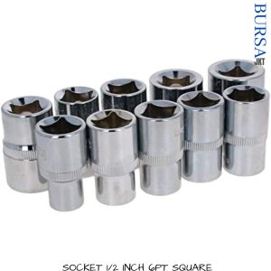 Kunci Pas Drive Socket Wrench Torx 1/2 Chrome Vanadium 8-19 mm