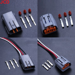 JCD 1Set 3 Pin 6195-0009 6195-0012 DL 090 Waterproof Sensor Connector For Mazda RX8 Ignition Coil Socket