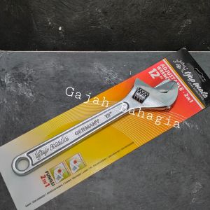 Kunci inggris 12 inch Tjap Mata 2 fungsi kunci pipa 12" Cap Mata