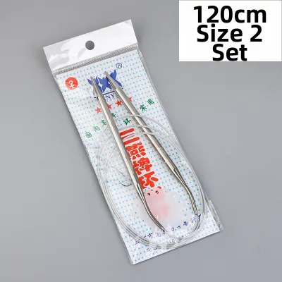 Home Use Circular Needle for Knitting Sweaters Handmade Yarn Tool Set Full Ring Needle Knitting Tool Home Textile Sewing