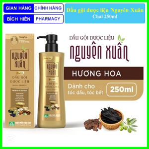 Dầu gội dược liệu Nguyên Xuân hương hoa dành cho tóc dầu tóc bết chai 250ml