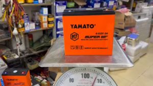 Ắc quy xe đạp điện xe máy điện 12V 30Ah YAMATO H7- Bình màu vàng cam nặng 7.1 kg