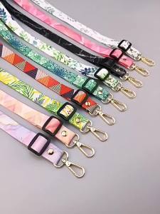 Marble Pattern Universal Adjustable Crossbody Cell Phone Lanyard Neckband Strap Rope Anti-Lost Phone Lanyards With Gasket Clip