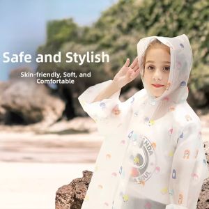 Reusable All-Over Print Childrens Raincoat