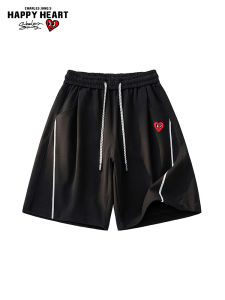 CHARLES JANGS HAPPY HEART | Trendy Casual Sport Shorts