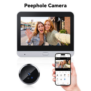 Wsdcam | Wifi Mini Eye Peephole Camera Radar Monition Doorbell Video Intercom Door Eye Camera PIR Motion Detection Record Video