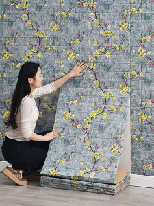 Tấm Lót Tường 3D Tự Dính Chống Thấm Nước Chống Ẩm Cách Âm Cách Nhiệt Trang Trí Tường Phòng Ngủ Vật Dụng Trang Trí Nhà Cửa