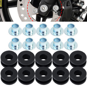 1-10Set Motorcycle Rubber Grommets Bolt Assortment Kits Fairing Bolts Pressure Relief Cushion Buffer Washer Shock Bushing Kit