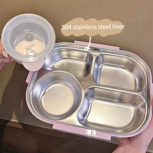 Lunch Box Sealed Insulated Plastic Bento Box with Spoon & Chopsticks Set for Student Office Worker
