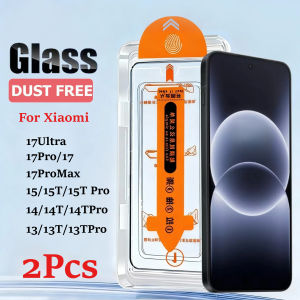 2PCS Easy Install Tempered Glass For Xiaomi 17 Ultra 15T 17 Pro Max HD Screen Protector For Xiaomi 15 14 13 14T Anti-fingerprint
