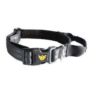 HamshMoc Luxury Dog Collar Adjustable Soft Pet Collar Durable Anti-Pull With Safety Handle For Medium Large Dogs Outdoor Training Walking