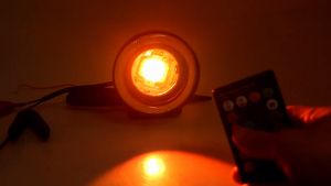 ODNUM (2PCS) Lampu Kabut Depan LED Mobil Lampu Kabut Mata Malaikat Super Terang Cahaya Kabut