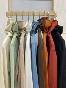 European Station Womens Clothing ~ Pile Collar Best Selling Sweater Bottoming Shirt Womens Fall and Winter Slim Fit Inner Wear Half Turtleneck Knitting Tops