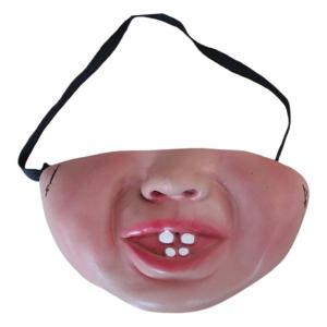 Latex Half Face Masks Humorous Elastic Band Horrible Scary Masks Face Cosplay Party Decor Scary Halloween Mask Nose Joke Mask