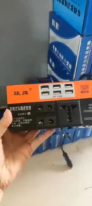 Boxing Vm 1500W Power Inverter DC 12V/24V To 220V Car Boat Inverters Smart Converter USB Charger Multifunctional Car Socket Charger