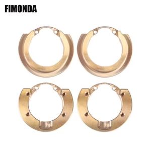 2PCS Brass Portal Cover Weight Knuckle Weights Rings for 1/10 RC Crawler TRX4 TRX-4 Defender Bronco TRX6 G63