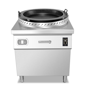 Fully Automatic Rotating Pot Sticker Fryer Commercial Dumpling Pancake Machine Temperature Control Chinese Kitchen Appliance