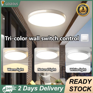 Gogeous ceiling light nordic sala ceiling lamp 3 colors living room ceiling light bathroom bedroom lights ceiling tri color led ceiling lights modern design led lights for house ceiling living room dining room bathroom bedroom