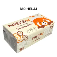 Nissu Facial Tissue 180 Ply | Tisu Wajah Lembut & Tebal | Kemasan Ekonomis | HALAL