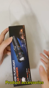 ASAFEE LS702 5000LM Outdoor Camping Light Zoomable 1500M Long Range Emergency Lantern Type C Fast Charging Waterproof IP65