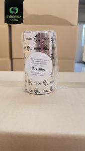 มม. x ม. หมึกริบบอน Ribbon Wax Zebra 110x300 สำหรับเครื่องพิมพ์บาร์โค้ด พิมพ์สติกเกอร์