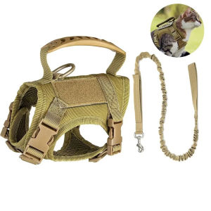 SANLIKE อานและสายรั้งแมวสำหรับเดินกันหนีมาเป็นสายรัดเสื้อกั๊กปรับได้เนื้อนิ่มสำหรับแมวควบคุมแจ็คเก็ตแบบระบายอากาศได้ได้ง่าย