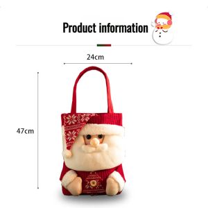 ✨HOT✨🎅【Christmas Gift Bag】Christmas Handheld Decorations Gift Box Packaging Candy Apple Bag Handheld Decorations Gift Box Christmas Eve Apple Bag 圣诞节苹果糖果礼物袋