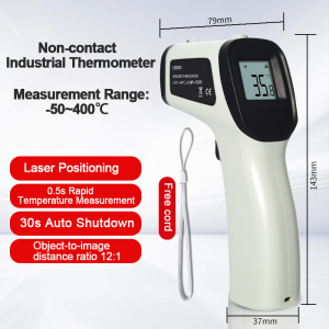 CX6052 -50°C-550°C Handheld Digital Thermometer Laser Backlight Display Industrial Thermometer For Kitchen Outdoor Car