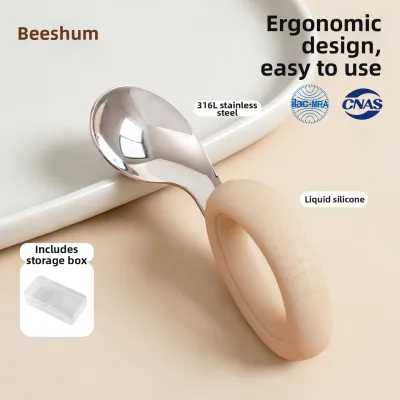 Self-Feeding Training Spoon for Infants 1 Plus Year