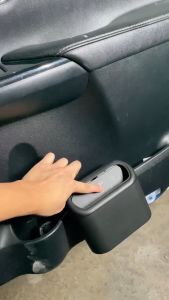 พร้อมส่ง ถังขยะในรถยนต์ ถังขยะใบเล็ก ถังขยะแขวนรถ กล่องแขวนอเนกประสงค์ในรถ ถังขยะในรถถังขยะติดรถ โปรแรง