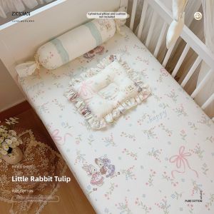 ZHISHAN | Cotton Baby Crib Sheet Customizable