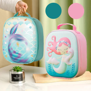 Kids Lunch Bag Large Capacity Picnic Bag Fresh Handbag Insulated Lunch Bag Bento Storage Bag