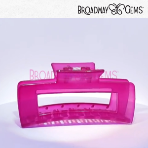 BROADWAY GEMS Hairclamp Changing Color Rectangular Design