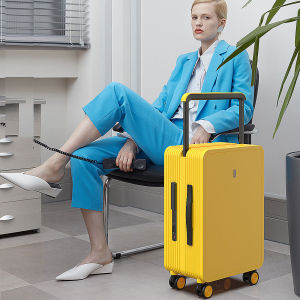 High Quality 20"24 Inch Ladys PC Cabin Wide Trolley Suitcase With Silent Wheels USB Charging Port Customs Lock Travel Rolling Luggage Bag Check-in Case Baggage For Men Free Shipping