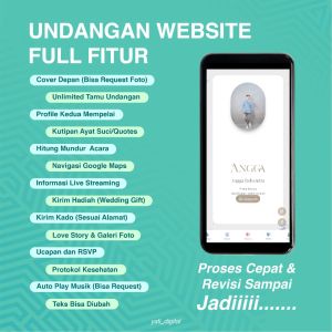 Undangan digital Tema Jawa - Undangan Pernikahan Website Custom Premium Murah