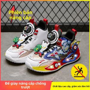 KUOBURENSHENG | Giày Thể Thao Cho Bé Trai Không Trượt Nước Sáng trong Đêm Thoáng Khí