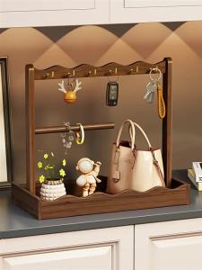 Ljxz | Multi-purpose Key and Accessory Storage Rack Wooden
