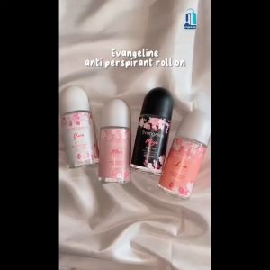 Evangeline Roll On Deodorant Wanita Sakura Series Anti Perspirant Quick Dry 50ml