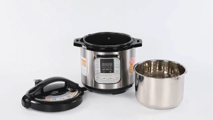 13-in-1 Pot Duo Electric Pressure Cooker Slow Cooker Rice Cooker Steamer Sauteuse Yogurt Maker Warmer รุ่น Stainless Steel 6 Quart
