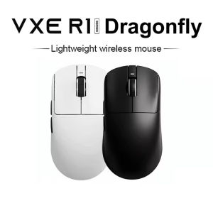 ATK | VXE Dragonfly R1 Series Gaming Mouse 2.4G Wireless Mouse Rechargeable Gamer Paw3395 Lightweight Ergonomic Wireless Mouse Esport