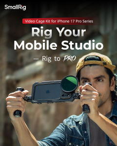 SmallRig Mobile Video Cage/Mobile Dual Handheld Kit for iPhone 17 Pro/iPhone 17 Pro Max#5540#5541#5542#5543#5545#5546