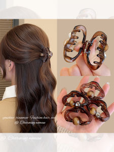 Mini Pearl Hair Clip Womens New 2025 Fashion Sense Half Updo Hair Clip Back of Head Hair Accessories Daily Use