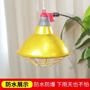 Hoggery Pet Heating Lamp Over Spotlight Pets Supplies Accessories Small Large Breeding Livestock Chickens Piglets Pig Heat Insulation Lamp