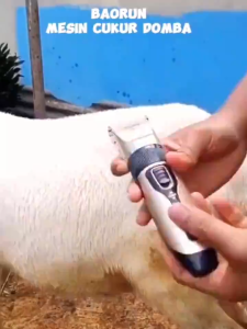 MATUARI BaoRun Alat Mesin Cukur Bulu Domba Garut Anjing Kucing Kambing Elektrik Tanpa Kabel - NC4