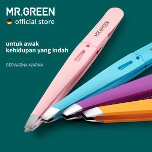 MR.GREEN Eyebrow Tweezer Colorful Fine Hairs Puller Stainless Steel Slanted Eye Brow Clips Removal Makeup Tools