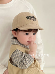 Cute Baby Baseball Cap Windproof Outdoor Travel Hat for Boys And Girls Spring Autumn Soft Brim round Top Bear Brand Hat